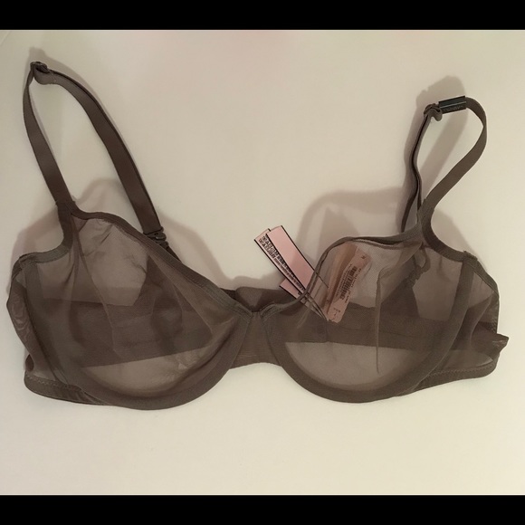 Victorias Secret Body by Victoria Nwt Coconut White Lace Unlined VS Demi Bra
